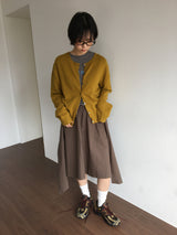 Nadine cutout midi skirt (3color)