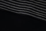 Off-Shoulder Button-Up Stripe Knit 232514000
