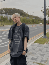 ボクシングピグメント半袖Tシャツ