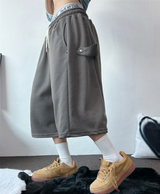 SNAP OVER BASIC BERMUDA PANTS 🩵💕🧸🤎8COLOR