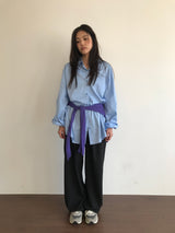 Silk Turn-Up Slacks (2color)