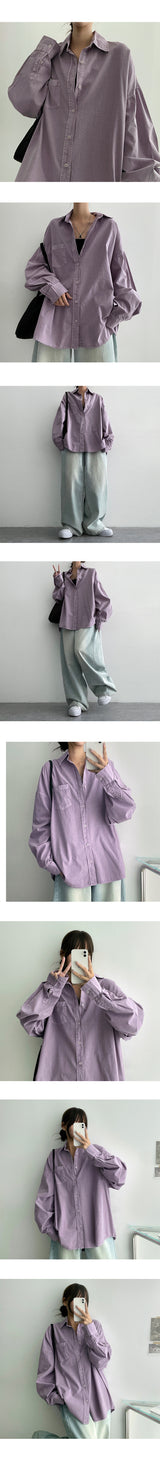 [M,L] Lamb's Pigment Boxy Shirt (5 colors)