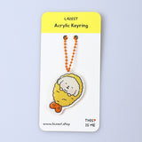 TTUMARO K-Food Double-Sided Acrylic Keychain