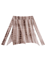 MUSE UNBALANCE SKIRT (BROWN)