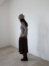 WHIPPING HAIR BAND & BEANIE (COCOA)