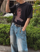 ルアテクスチャーボウィ半袖Tシャツ