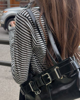 Langd stripe cardigan
