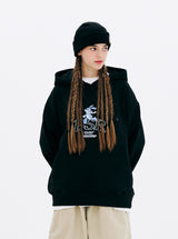 BSR SUNDAY RABBIT HOODIE BLACK