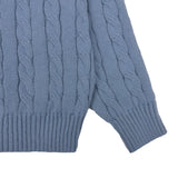 [MADE] Two-Way Wool Cable Knit Zip-Up (7C)