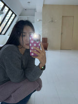B.dot (dark pink) case 