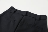 Daily wide shirring slacks