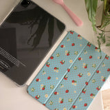 [MADE] fruits dot iPad case (strawberry)