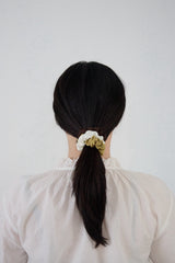 Tiny olive sandwich scrunchie (3set)