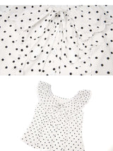 Rosalie Dot Frill Blouse
