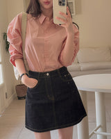Meti denim mini skirt