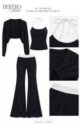モダンシルエットトレーニングセット (TOP+PANTS)