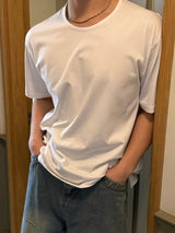 ローダーUネックレイヤード半袖 Tシャツ