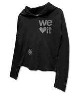 We love It Hoodie Long Sleeve_Black