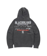 BBD ヴィンテージ クラッシュ ピグメント パーカー (Charcoal)