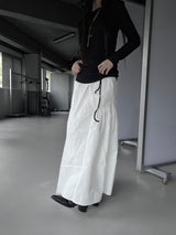 gather balloon long skirt (3color)