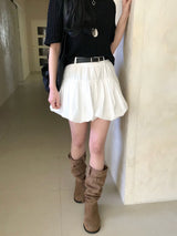 Draw Balloon Belt SET Banding MIni Skirt