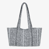 Wool Tweed Bag White