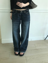 Kino Low Rise Wide Denim Pants (one color)