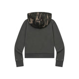 PHITES SET-UP CAMO POINT CROP HOOD ZIP-UP