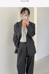 Berlin Pintuck Wide Slacks 