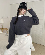 STITCH LOGO ROUND KNIT