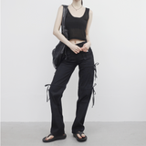 Manir see-through sleeveless