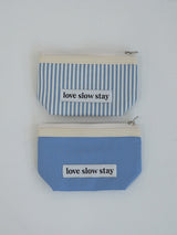 lss basic pouch (S size) _  stripe blue