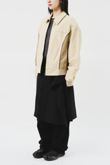 (W) Rag Pleats Skirt (2color)