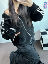 FLEECE PICKABLE❤RIBBON CANCAN BOOTSCUT WIDE 2 STYTLE PANTS🖤🩶🤎💛5COLOR