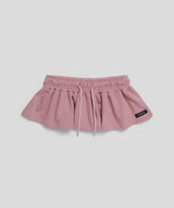 SWEAT LAYERED LOGOLABEL SKIRT