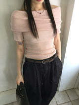 [MADE] Kinto string two-way linen wide denim wide jogger pants