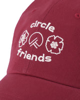 Circle Friends cap - Red