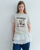 スリーピングモアベアTシャツ 2color