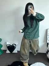 MUD CAT ウォッシングバルーンデニムパンツ 🤎🧸
