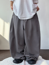 CARPENTER BIG CARGO BALLOON SIDE PINTUCK PANTS 🩶🖤🤍4COLOR