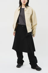 (W) Rag Pleats Skirt (2color)