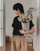 リノ ロールアップ ハーフシャツ