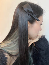 ブラックリボンタイヘアピン (2set)