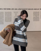 Striped wool knit