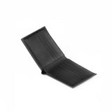 Plain Bi-fold 6CC 1/2 Wallet_Black
