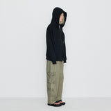 Into The Wild Snake Hoodie Zip Up Black