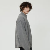 フルニットジップアップ GRAY