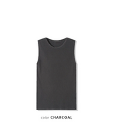 [Unisex] ダメージウォッシングノースリーブ(4color)