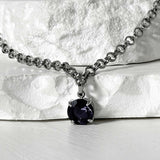 ss-ice line one necklace_violet