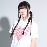NKG HEART SHORT SLEEVE (WHITE)